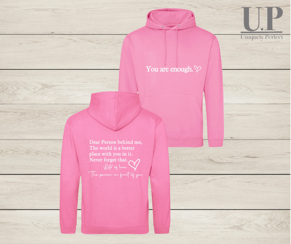 Dear person behind me hoodie