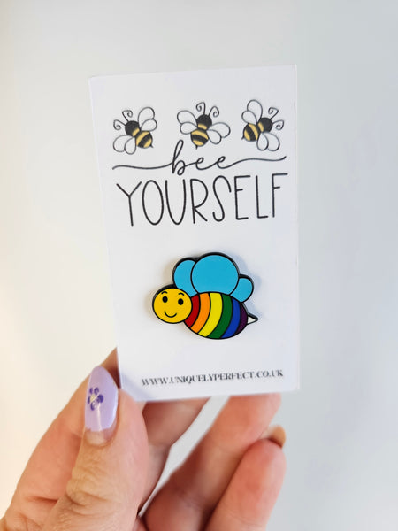 Be yourself  Pride Enamel Pin