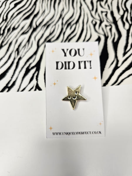 You did it  Enamel Pin