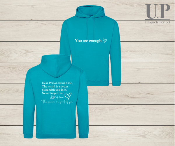 Dear person behind me hoodie