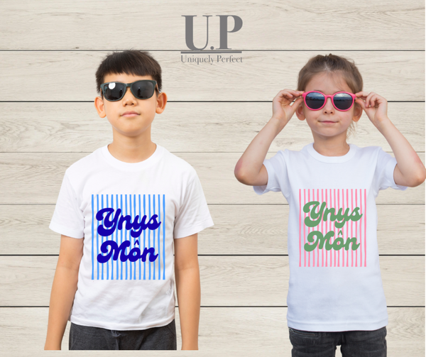 Ynys Môn graphic shirt children’s