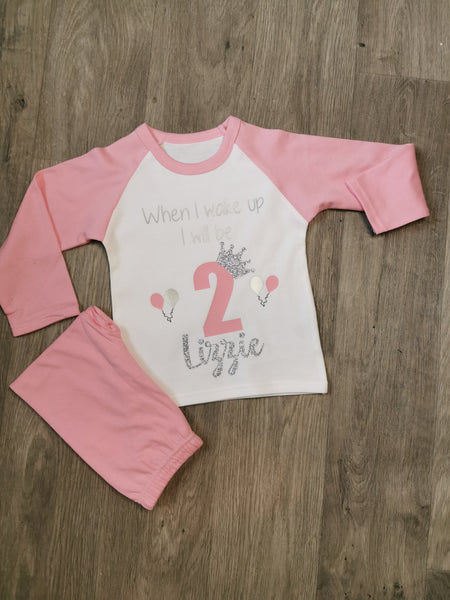 Pink Birthday pyjamas
