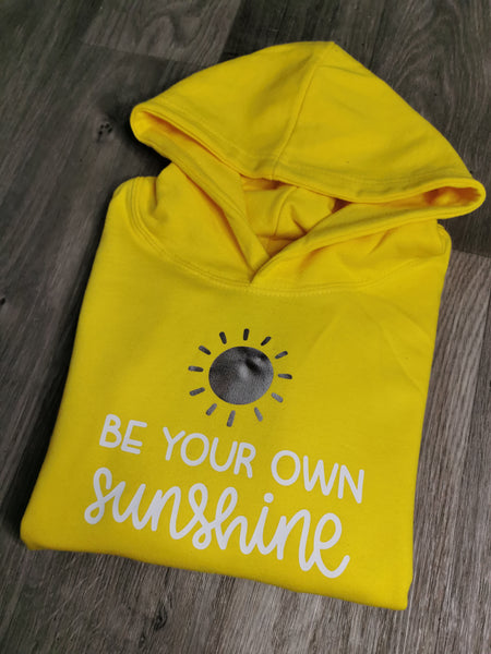 Be your own sunshine kids hoodie