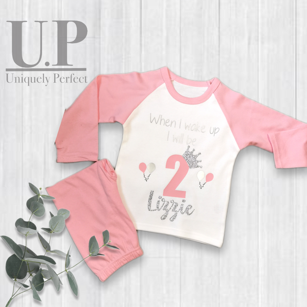 Pink Birthday pyjamas