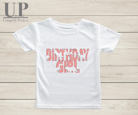 Birthday Girl dinosaur Tshirt