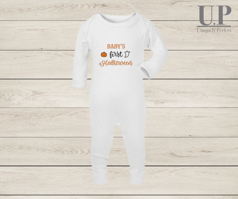 Baby’s first Halloween romper suit