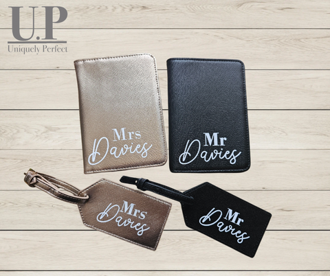 Boutique passport and luggage tag