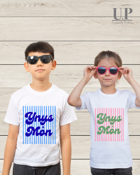Ynys Môn graphic shirt children’s