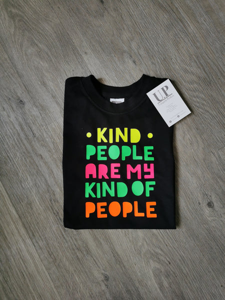 Neon kind people  t shirt