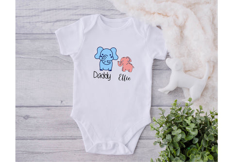 Daddy and daughter elephant vest