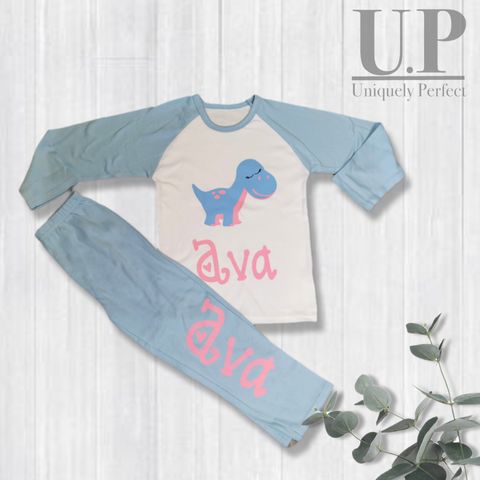 Personalised Dinosaur pyjamas